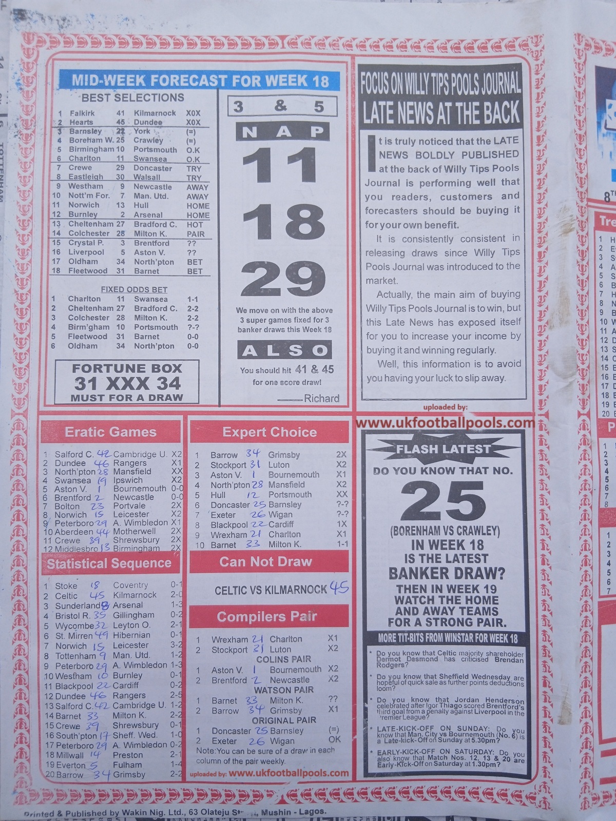 week-19-sporting-informant-2025-