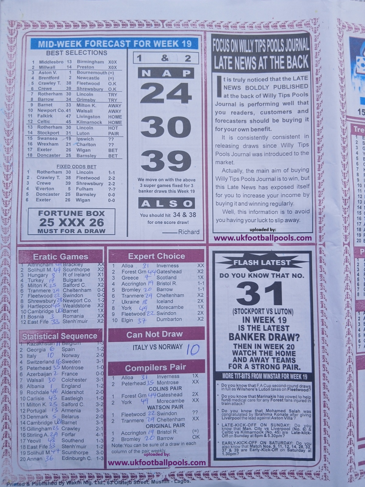 week-20-sporting-informant-2025-