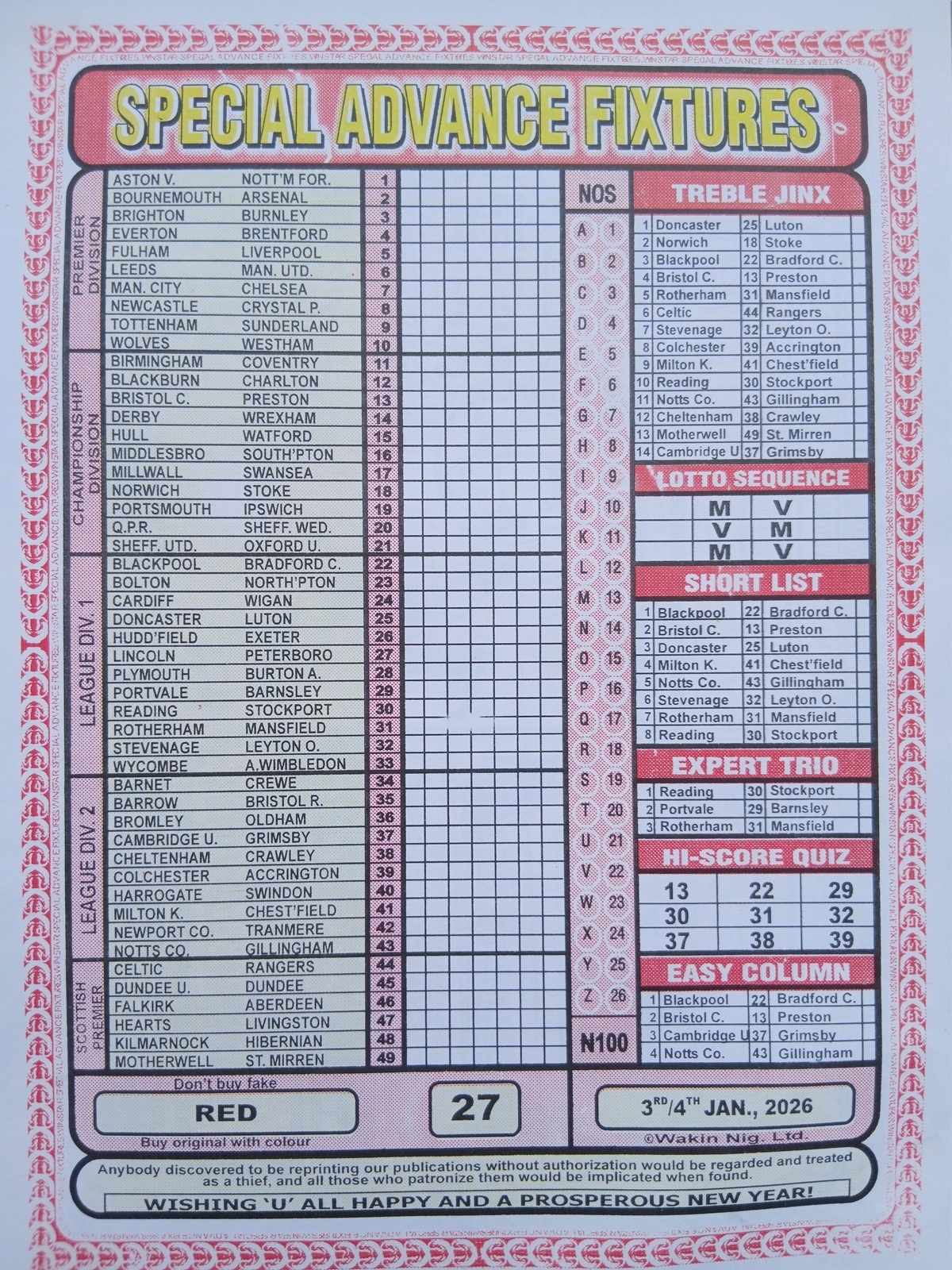 week-27-special-advance-fixtures-2026