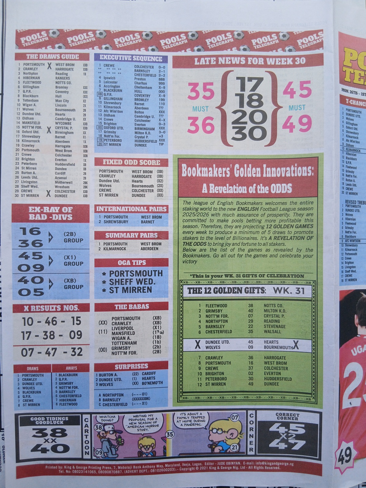 week-31-pools-telegraph-2026