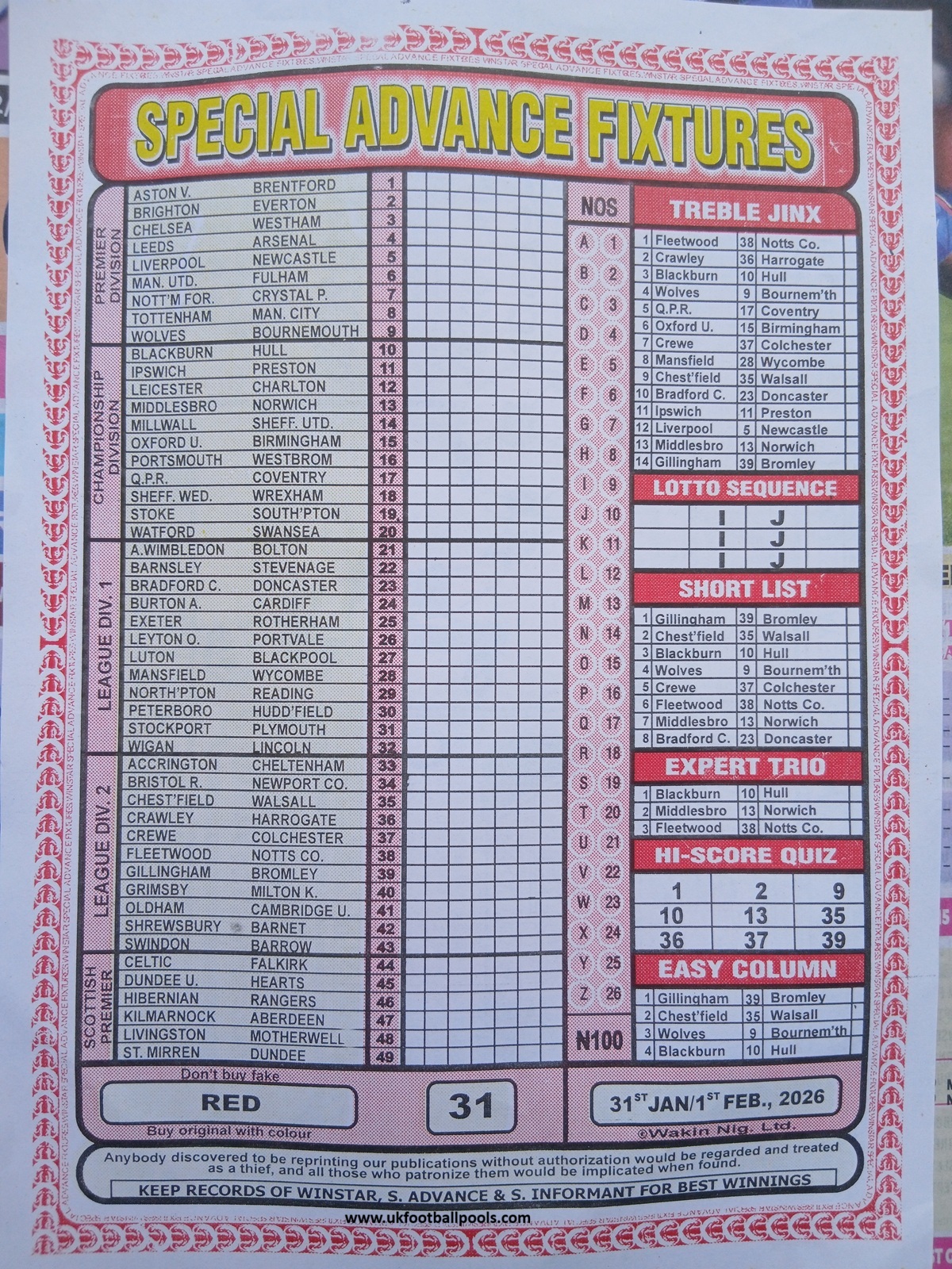 week-31-special-advance-fixtures-2026